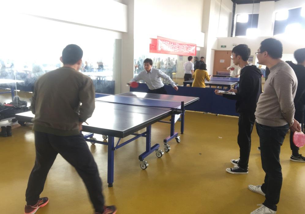 万佳原举办第五届内部乒乓球赛